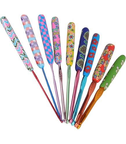Amazon.com: WILLBOND Knitting Loom Hooks, Crochet Hook Set, 6 Pcs